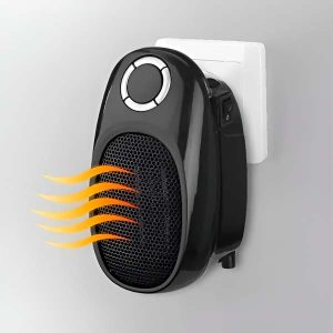 Pārnēsājams mini sildītājs sienas kontaktligzdai
