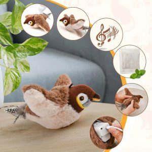 Interaktīva plīvojoša putna rotaļlieta | CHIRRCAT