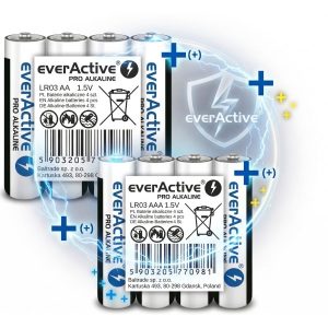 AA un AAA bateriju komplekts