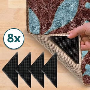 8x līmējoši neslīdoši paklāju paliktņi