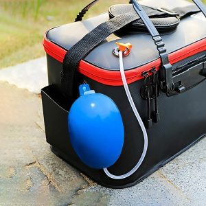 Saliekams makšķerēšanas spainis ar skābekļa sūkni DĀVANĀ