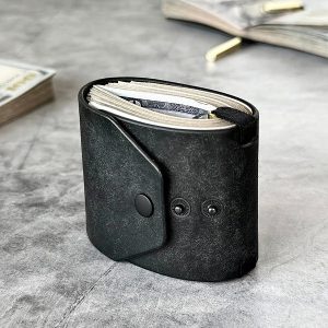 Salokāms ādas maciņa ietinamais pārvalks | CASHBELT